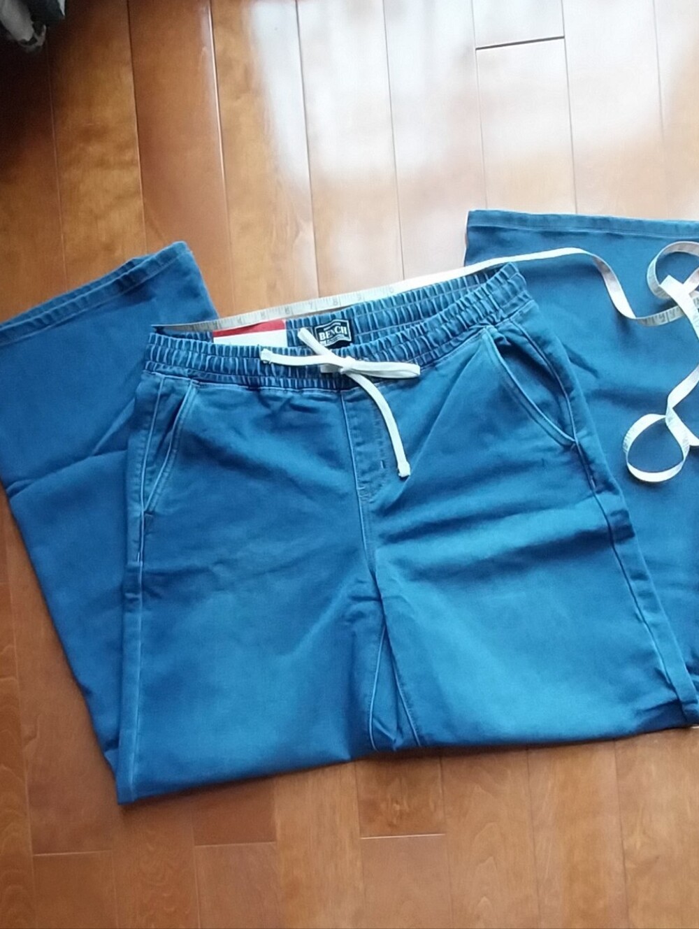 Nwt Blue Drawstring Jeans